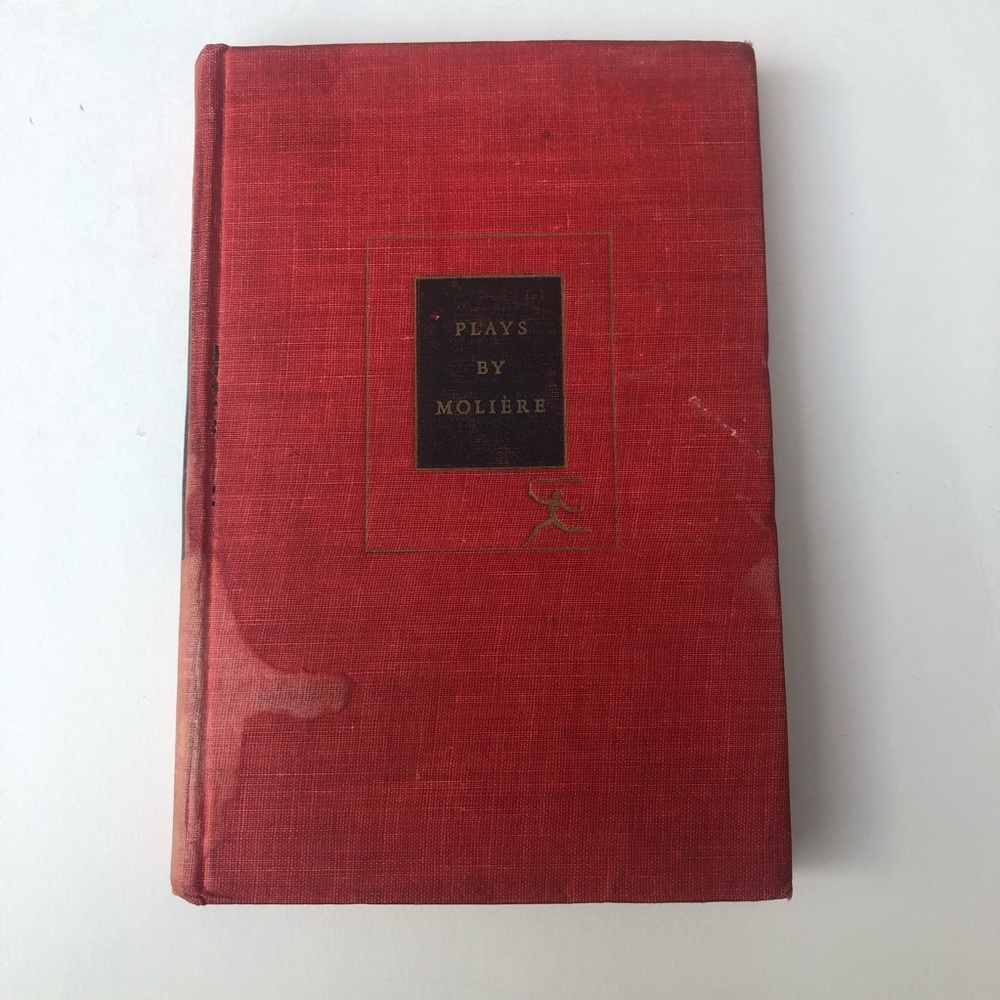 Plays by Moliere Vintage Hardcover The Modern Library New York Random House